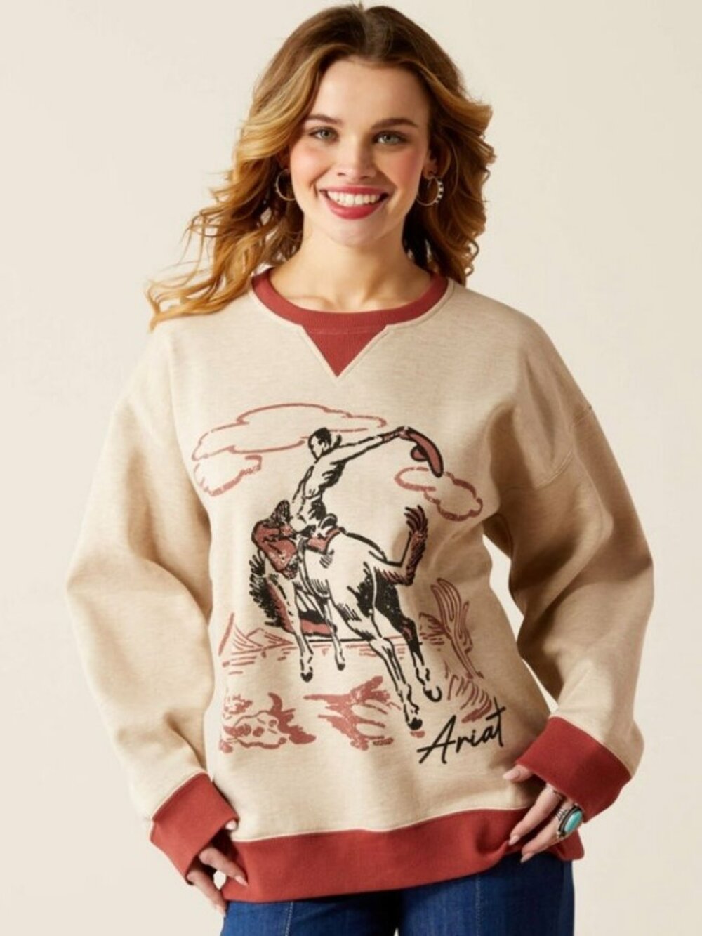 NWOT Ariat Roughstock Oversized Crew Sweatshirt | Size 3X